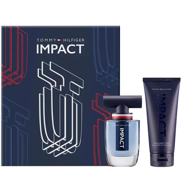 Tommy Hilfiger Impact Eau De Toilette Spay 50ml Set 2 Pieces