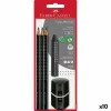 Zīmuļa Komplekts Faber-Castell Melns (5 gb.) (10 gb.)