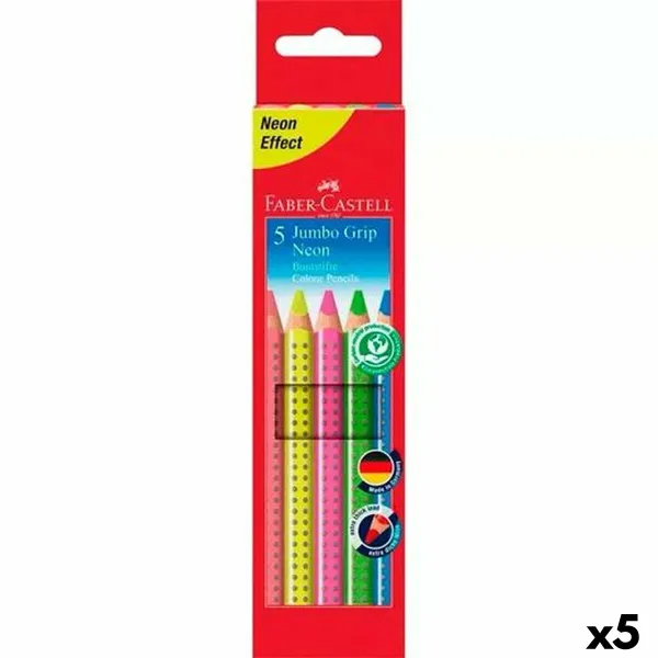Värikynät Faber-Castell Neon Monivärinen (5 osaa)