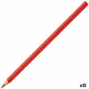 Watercolour Pencils Faber-Castell Intense Scarlet Red (12 Units)