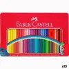 Spalvoti pieštukai Faber-Castell Spalvotas (15 vnt.)
