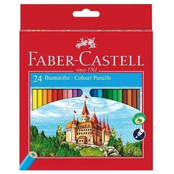 Spalvoti pieštukai Faber-Castell Spalvotas (5 vnt.)