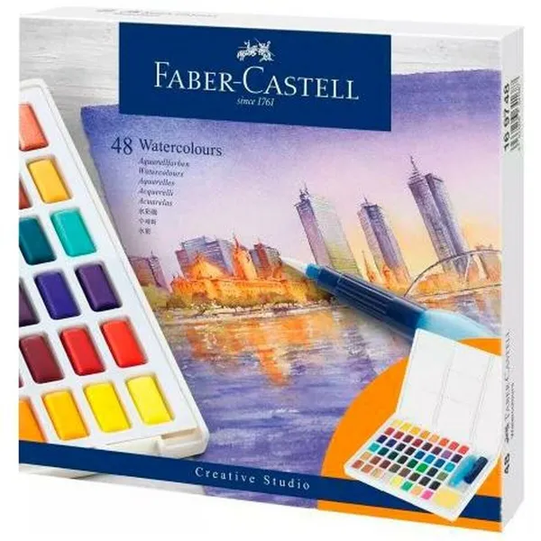 Набор акварельных красок Faber-Castell Creative Studio (8 штук)