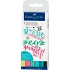 Set of Felt Tip Pens Faber-Castell Pitt Artist Calligraphy Case Cake (5 Units)