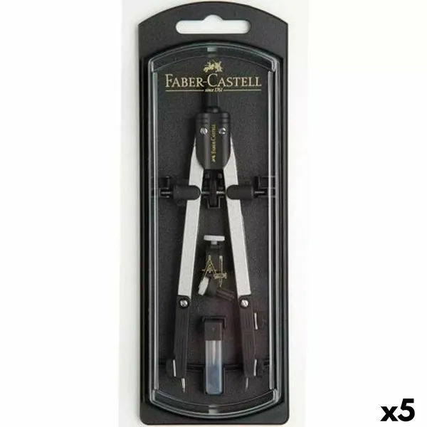 Kompassi Faber-Castell 17 cm Lisätarvikkeet (5 osaa)