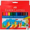 Flomasteru Komplekts Faber-Castell Jumbo Atvejis Daudzkrāsains (12 gb.)
