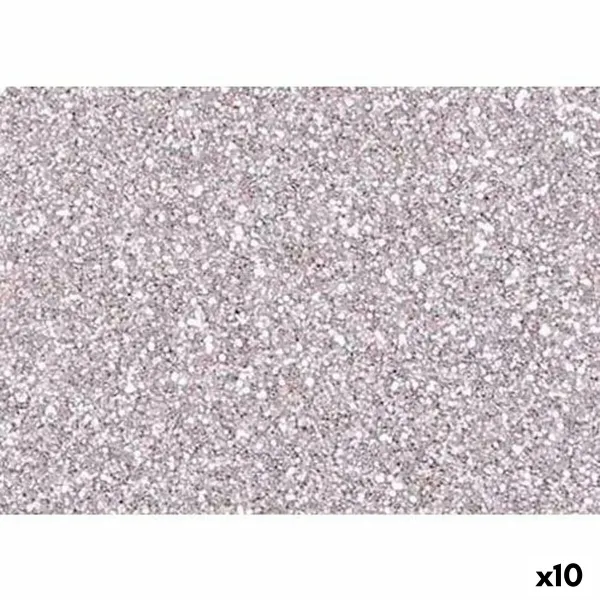 Gumija Eva Fama Sudrabains Purpurīns 20 x 30 cm (10 gb.)