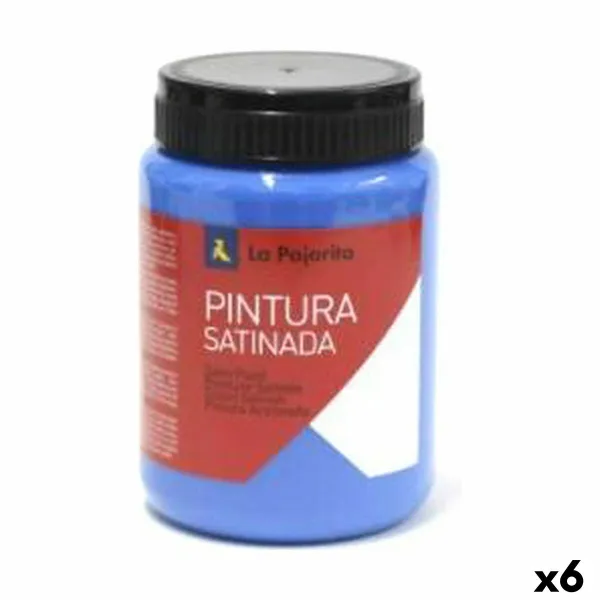 Tempera La Pajarita Intense L-12 6 Kappaletta Sininen Satiiniviimeistely