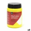 Tempera La Pajarita L-02 Gold Yellow White 35 ml School Satin finish (6 Units)