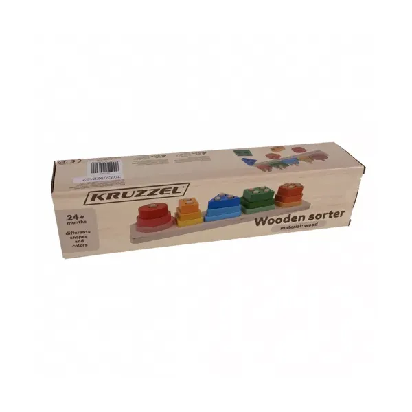 Puidust puslesorteerija Kruzzel 22492