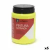 tempera La Pajarita Lemon L-01 6 Daudzums Satīna apdare Skolas Dzeltens