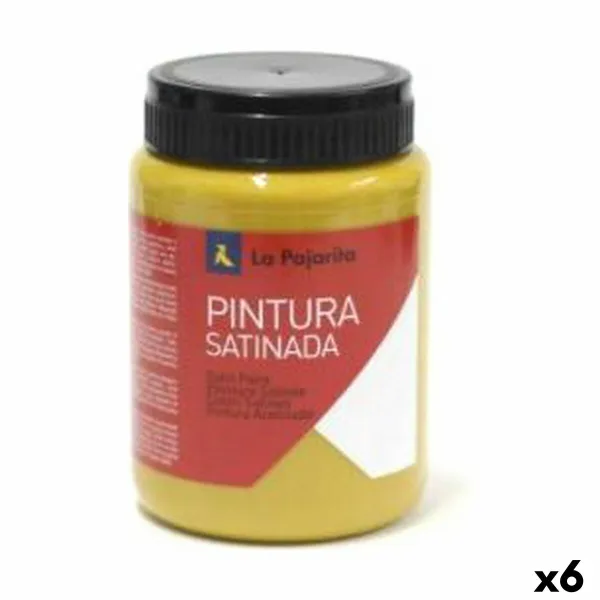 Tempera La Pajarita L-03 Oxide 6 Kappaletta Satiiniviimeistely Koulu Keltainen