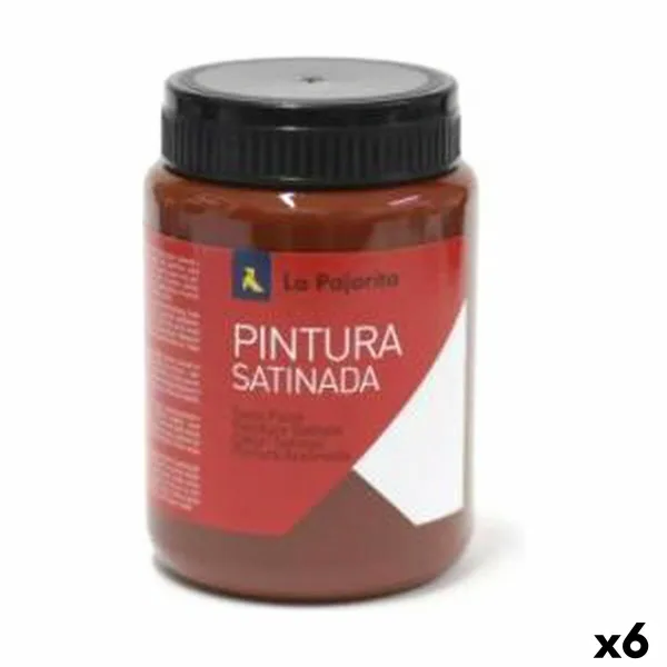 tempera La Pajarita L-08 Oxide 6 Daudzums Satīna apdare Skolas Sarkans