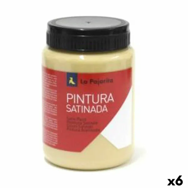 tempera La Pajarita Siena L-04 6 Daudzums Satīna apdare Dzeltens Skolas