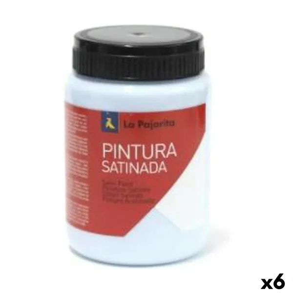 Tempera La Pajarita L-14 6 Kappaletta Pastellinsininen Koulu Satiiniviimeistely