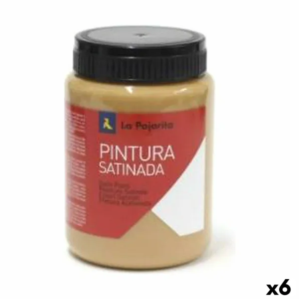 tempera La Pajarita L-23 6 Daudzums Terakota Skolas Satīna apdare