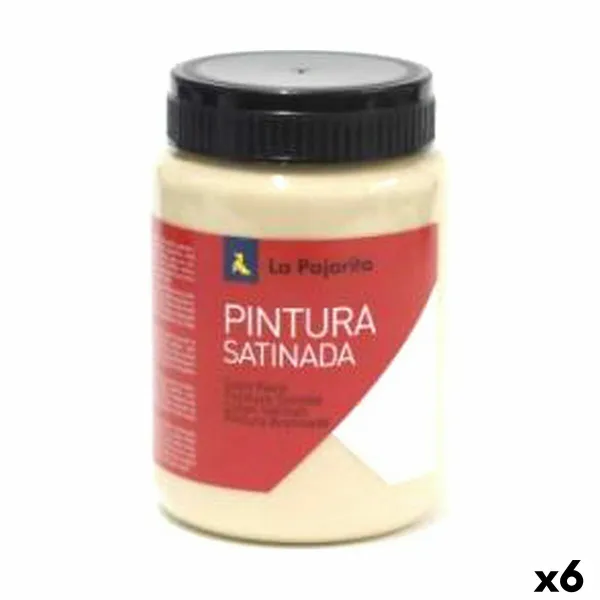 Tempera La Pajarita L-28 6 Kappaletta Liha Koulu Satiiniviimeistely