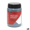 Tempera La Pajarita Metallic L-34 6 Kappaletta Sininen Koulu Satiiniviimeistely