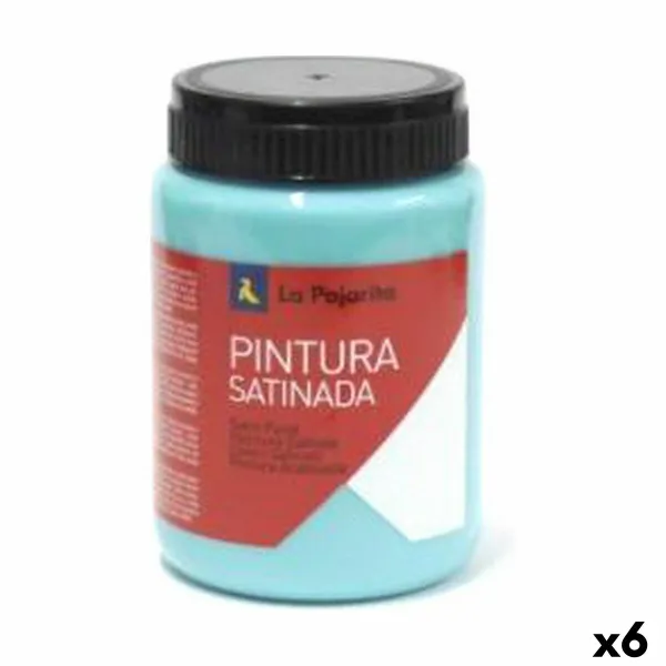 Tempera La Pajarita L-35 6 Kappaletta Turkoosi Koulu Satiiniviimeistely