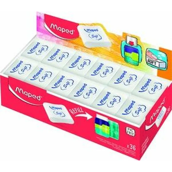 Trintukų rinkinys Maped Essential Soft Connect Balta 36 Vienetai