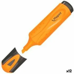 Fluorescējošs Marķieris Maped Peps Classic Oranžs (12 gb.)