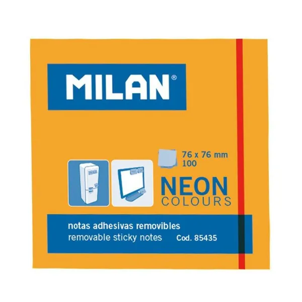 Lipnūs lapeliai Milan Oranžinė 76 x 76 mm (10 vnt.)