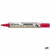 Permanentais marķieris Pentel NLF50 Sarkans 12 Daudzums (12 gb.)