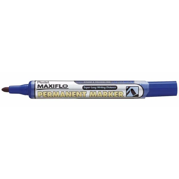 Permanentais marķieris Pentel Maxiflo NLF50 Zils 12 Daudzums (12 gb.)