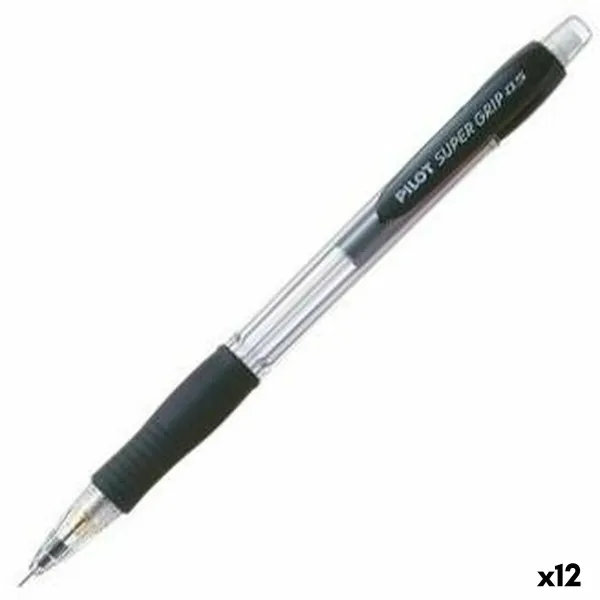 Pieštuko laikiklis Pilot Super Grip Juoda 0,5 mm (12 vnt.)