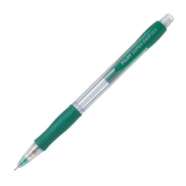 Lyijykynän pidin Pilot Super Grip Vihreä 0,5 mm (12 osaa)