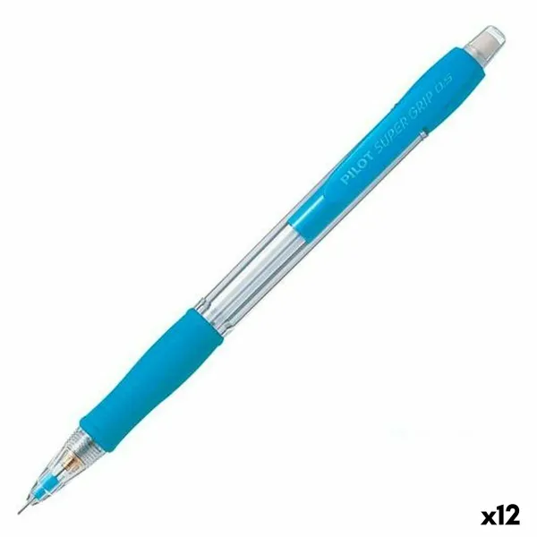Lyijykynän pidin Pilot Super Grip Sininen 0,5 mm (12 osaa)