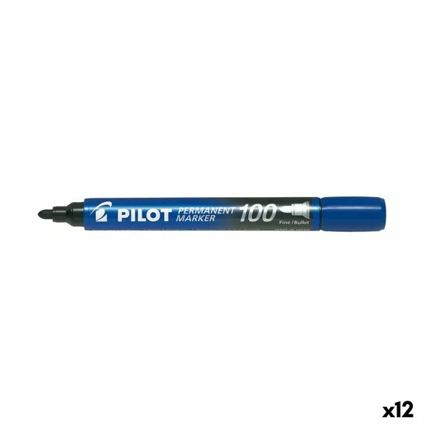 Püsimarker Pilot SCA-100 Sinine (12 Ühikut)