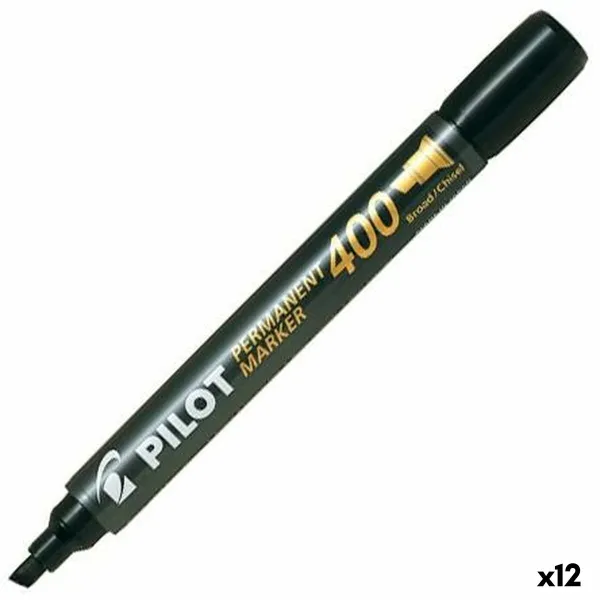 Püsimarker Pilot SCA-400 Must (12 Ühikut)
