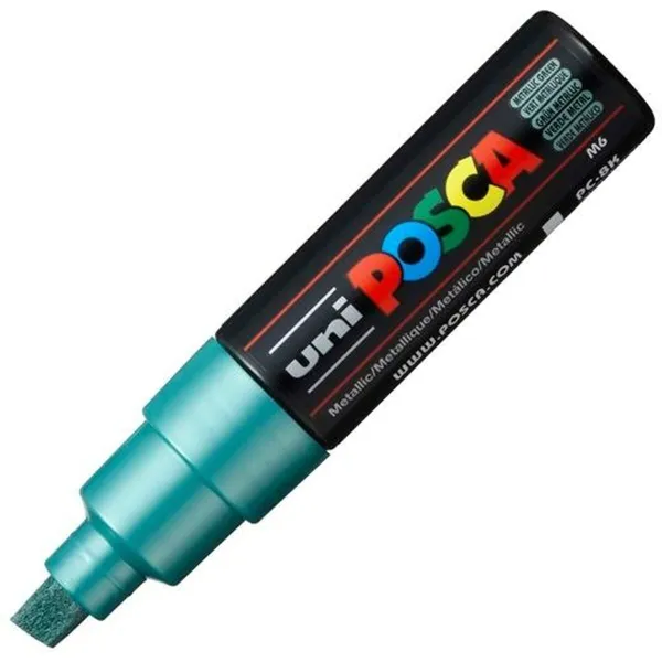 Markeris POSCA PC-8K Žalia metalas (6 vnt.)