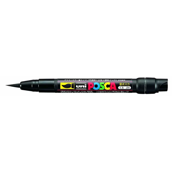 Vilt POSCA PCF-350 Must (5 Ühikut)
