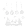 Christmas window stickers Ruhhy 22253