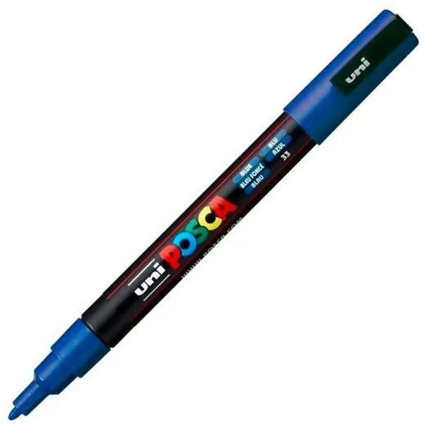 Marķieris POSCA PC-3M Zils (6 gb.)