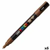 Huopakynä POSCA PC-3M Ruskea (6 osaa)
