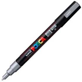 Маркер POSCA PC-3M Серебристый (6 штук)