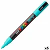 Merkkarikynä/huopakärkitussi POSCA PC-3M Turkoosinvihreä (6 osaa)