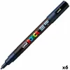 Markeris POSCA PC-3M Tamsiai mėlyna (6 vnt.)