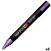 Marker POSCA PC-5M Lilla (6 Ühikut)