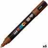 Fetras POSCA PC-5M Ruda (6 vnt.)