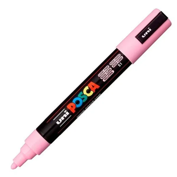 Markeris POSCA PC-5M Šviesiai rožinis (6 vnt.)