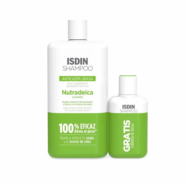 Isdin Nutradeica Anti-Oily Dandruff Shampoo 400 ml Set 2 Pieces 