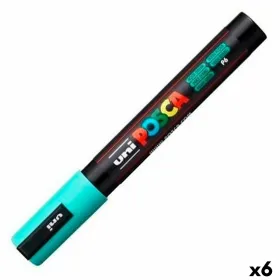 Маркер POSCA PC-5M Бирюзовый зеленый (6 штук)