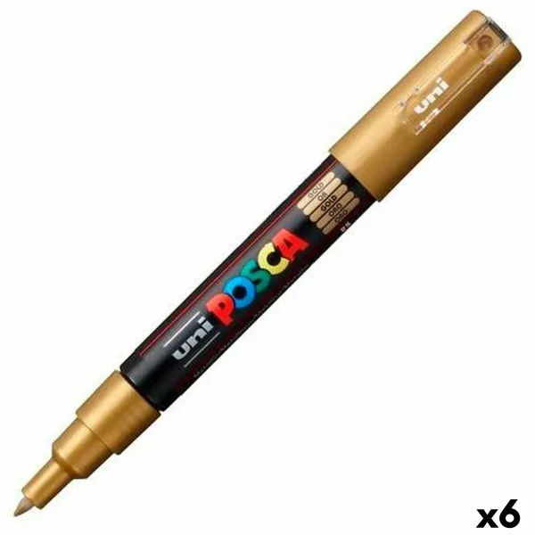Fetras POSCA PC-1M Auksinis (6 vnt.)