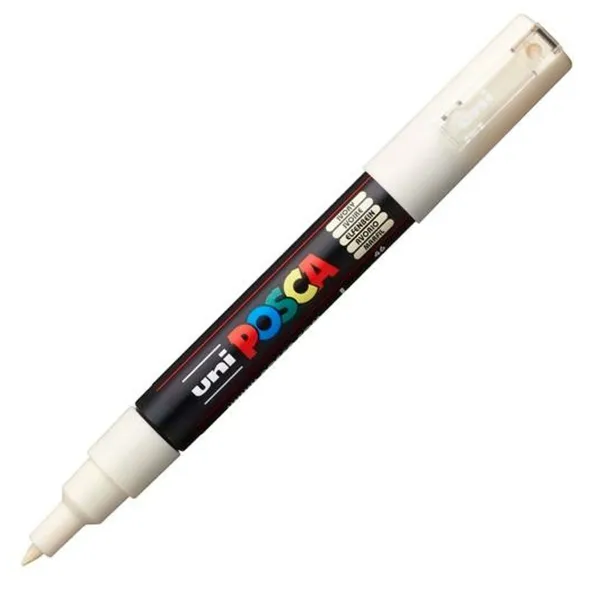 Huopakynä POSCA PC-1M Norsunluu (6 osaa)