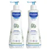 Mustela Babygel Foaming Bath 2x750ml