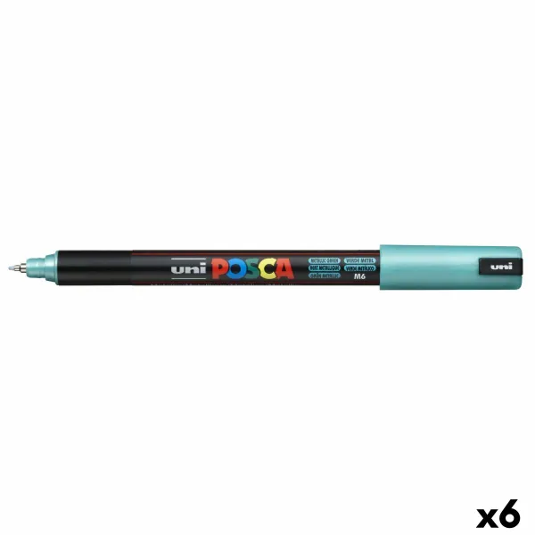 Markeris POSCA PC-1MR metalas Žalia (6 vnt.)